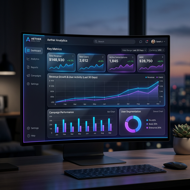 Web: Modern SaaS Visuals